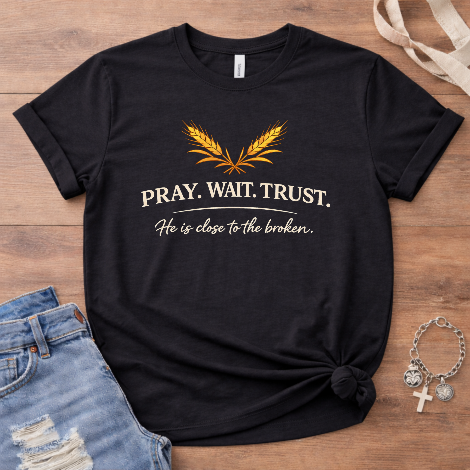 Pray.Wait.Trust. Harvest Edition T-Shirt