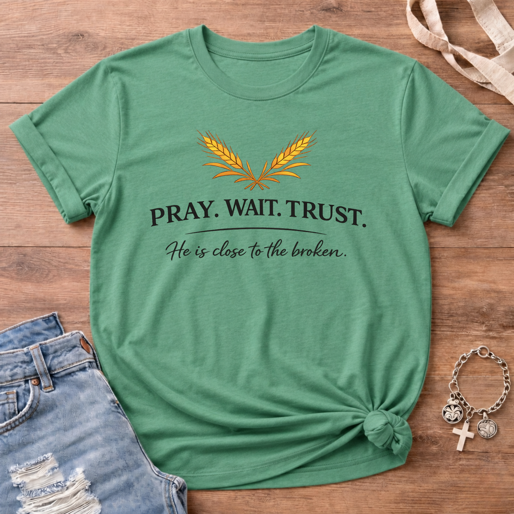 Pray.Wait.Trust. Harvest Edition T-Shirt