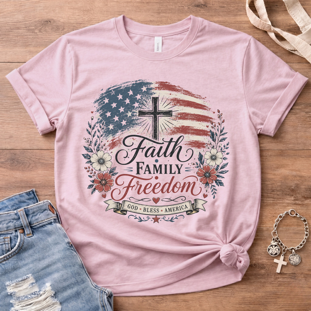 Faith Family Freedom - Cross Edition