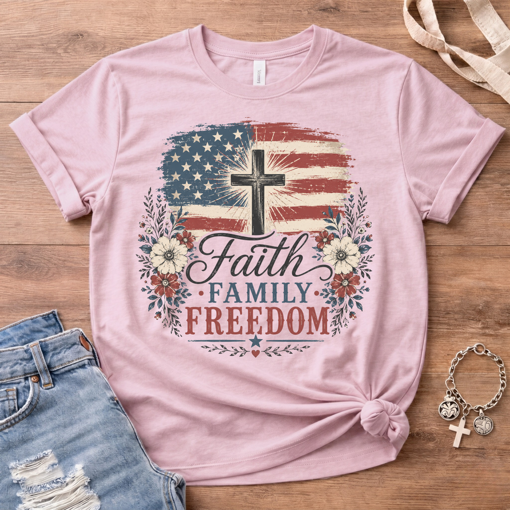 Faith Family Freedom T-Shirt