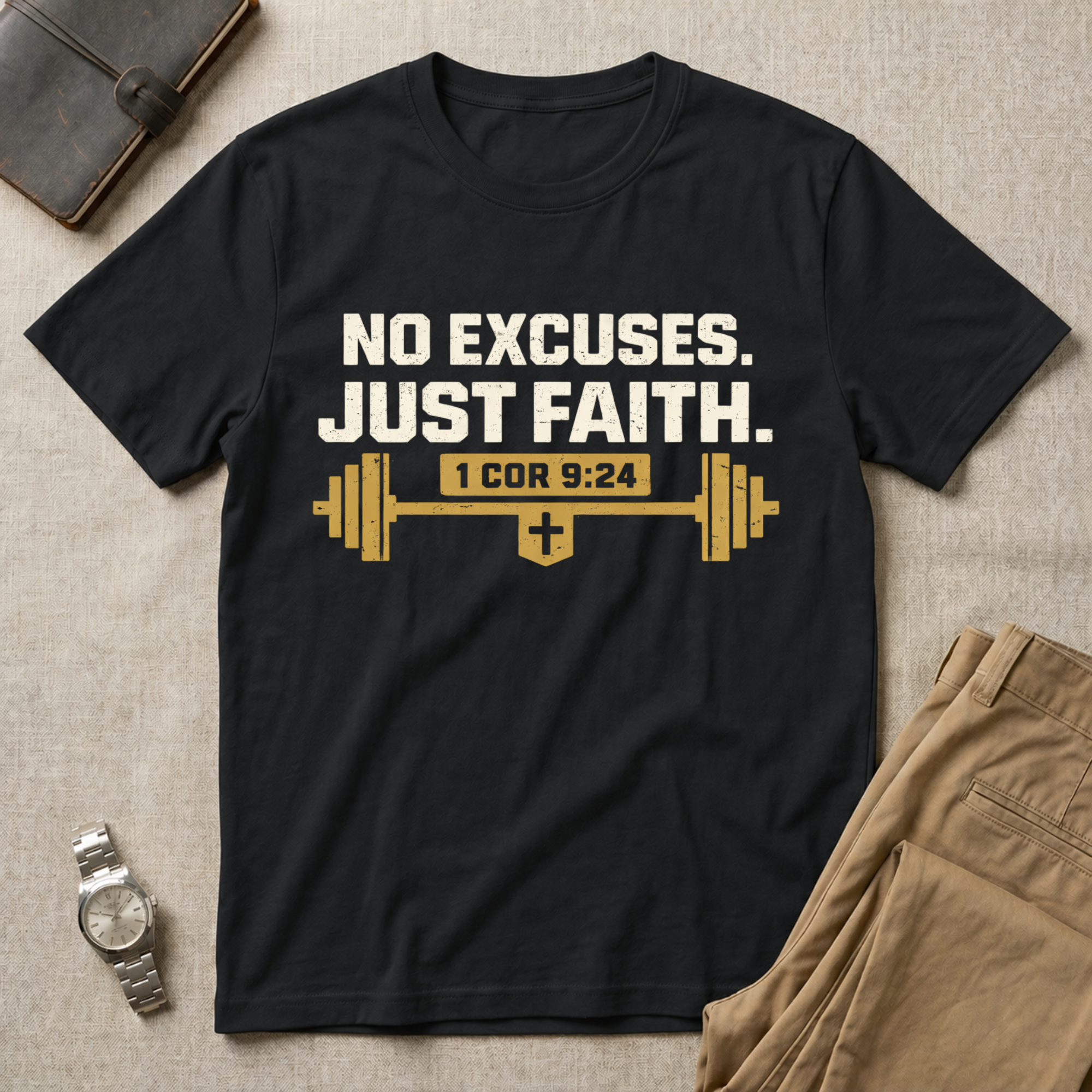 No Excuses. Just Faith. T-Shirt