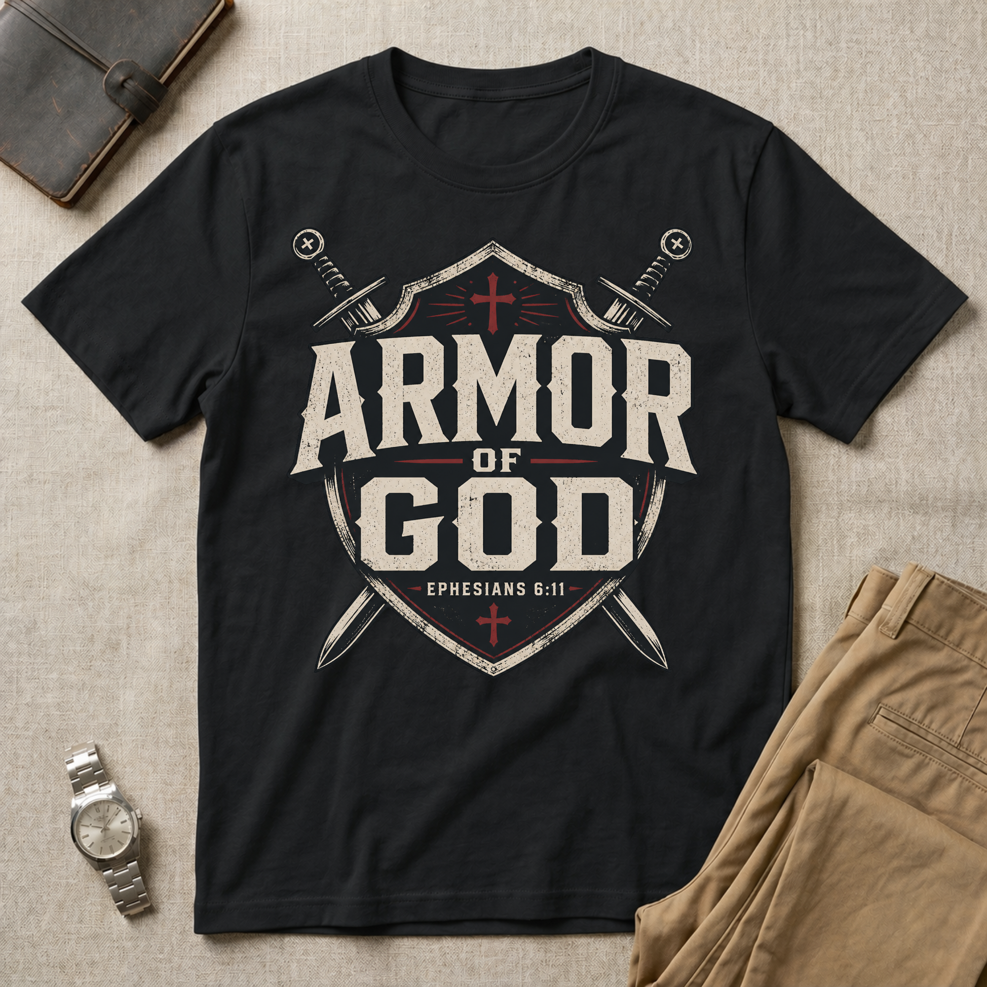Armor Of God Shield T-Shirt