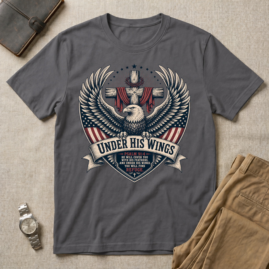 Under His Wings - Eagle Edition T-Shirt