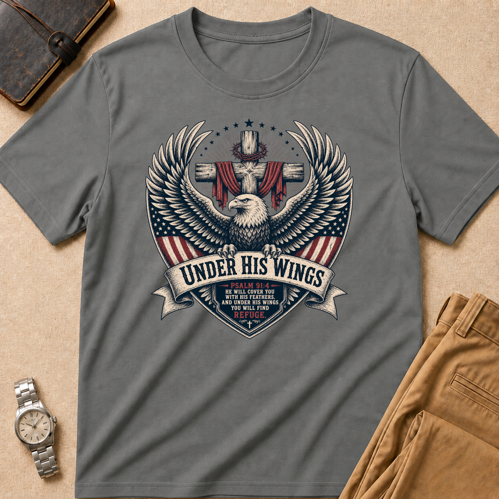 Under His Wings - Eagle Edition T-Shirt