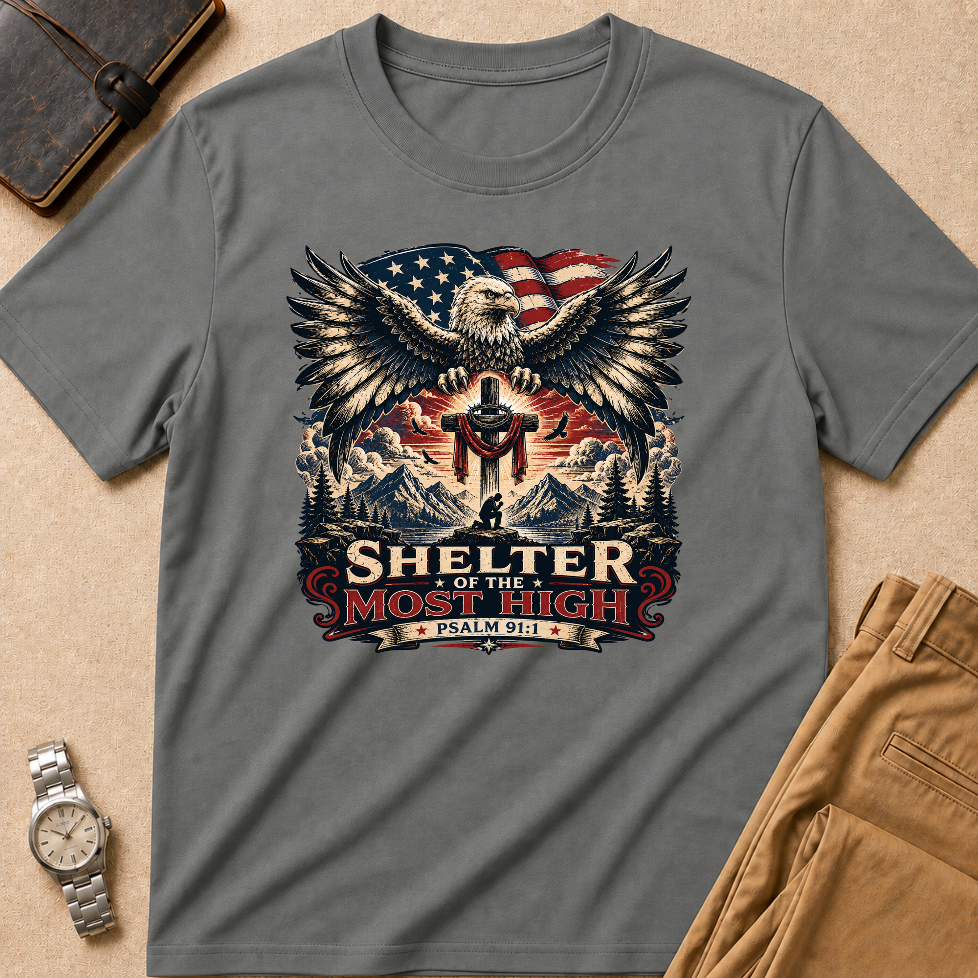 Shelter Of The Most High - Eagle Edition T-Shirt