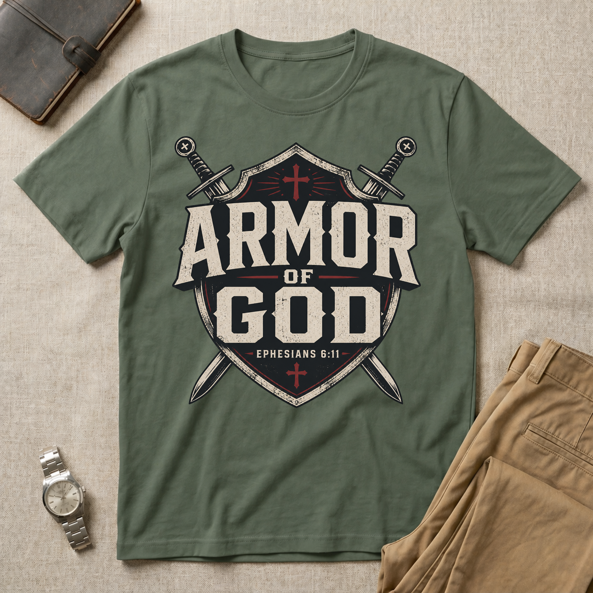 Armor Of God Shield T-Shirt