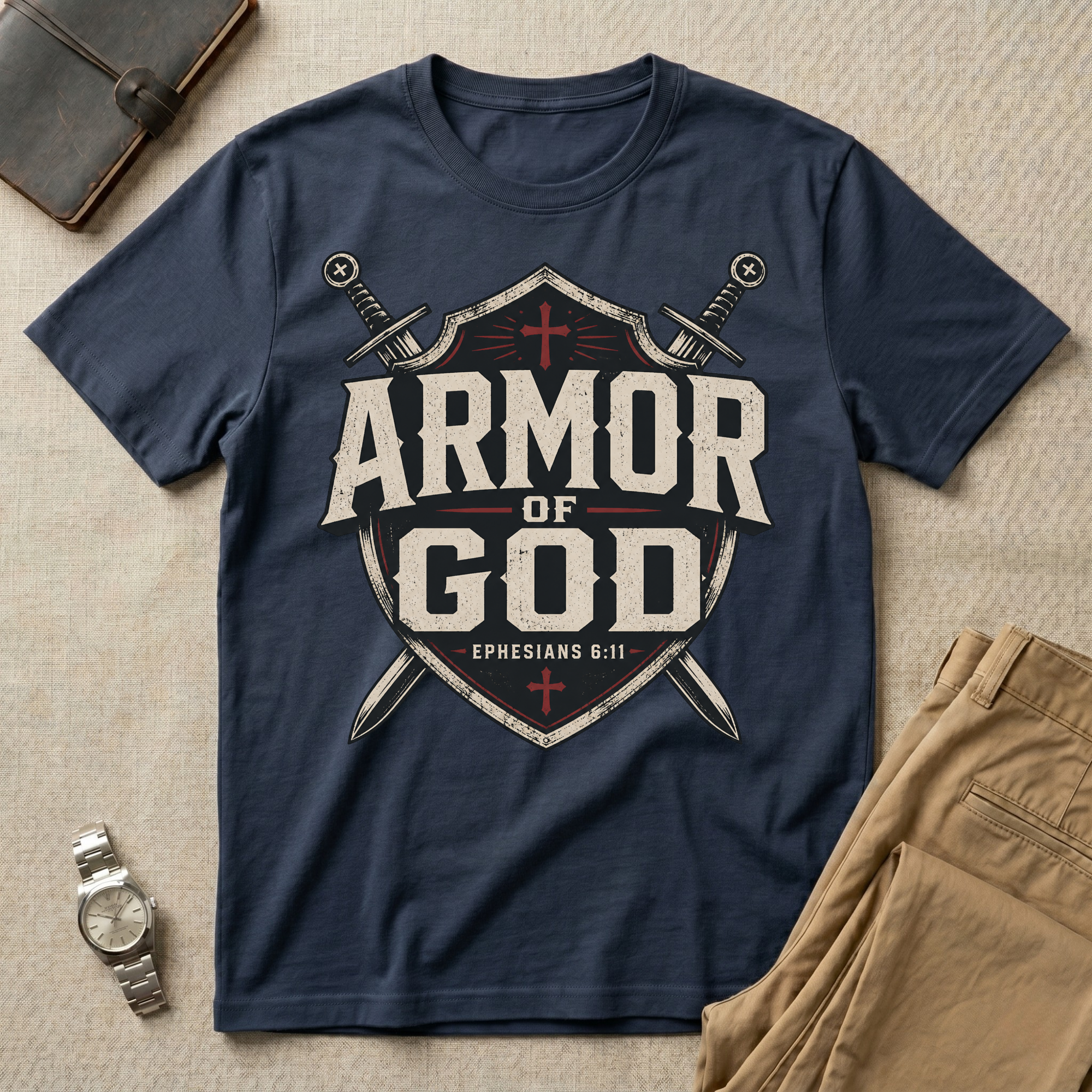 Armor Of God Shield T-Shirt