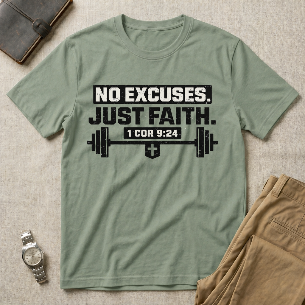 No Excuses. Just Faith. T-Shirt