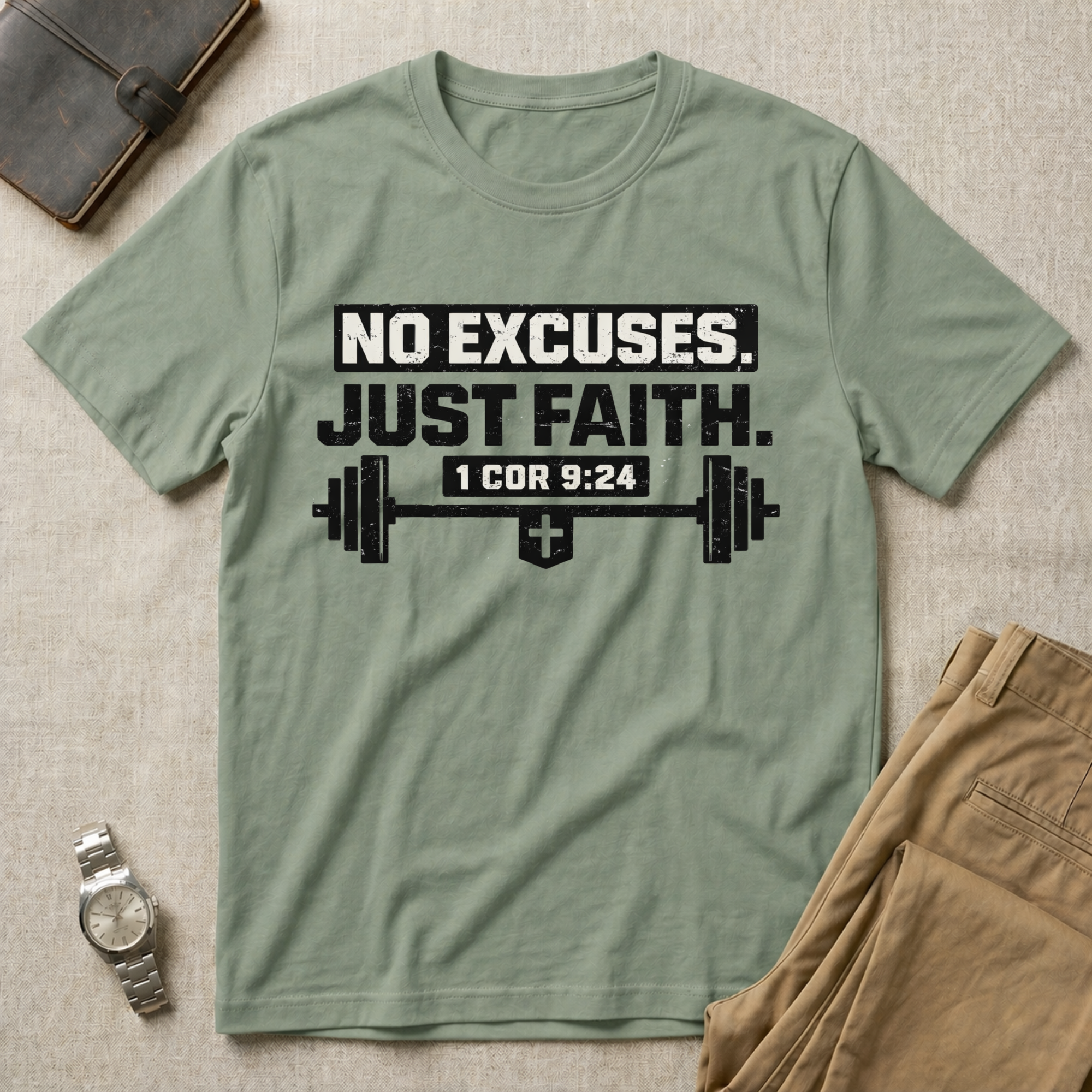 No Excuses. Just Faith. T-Shirt