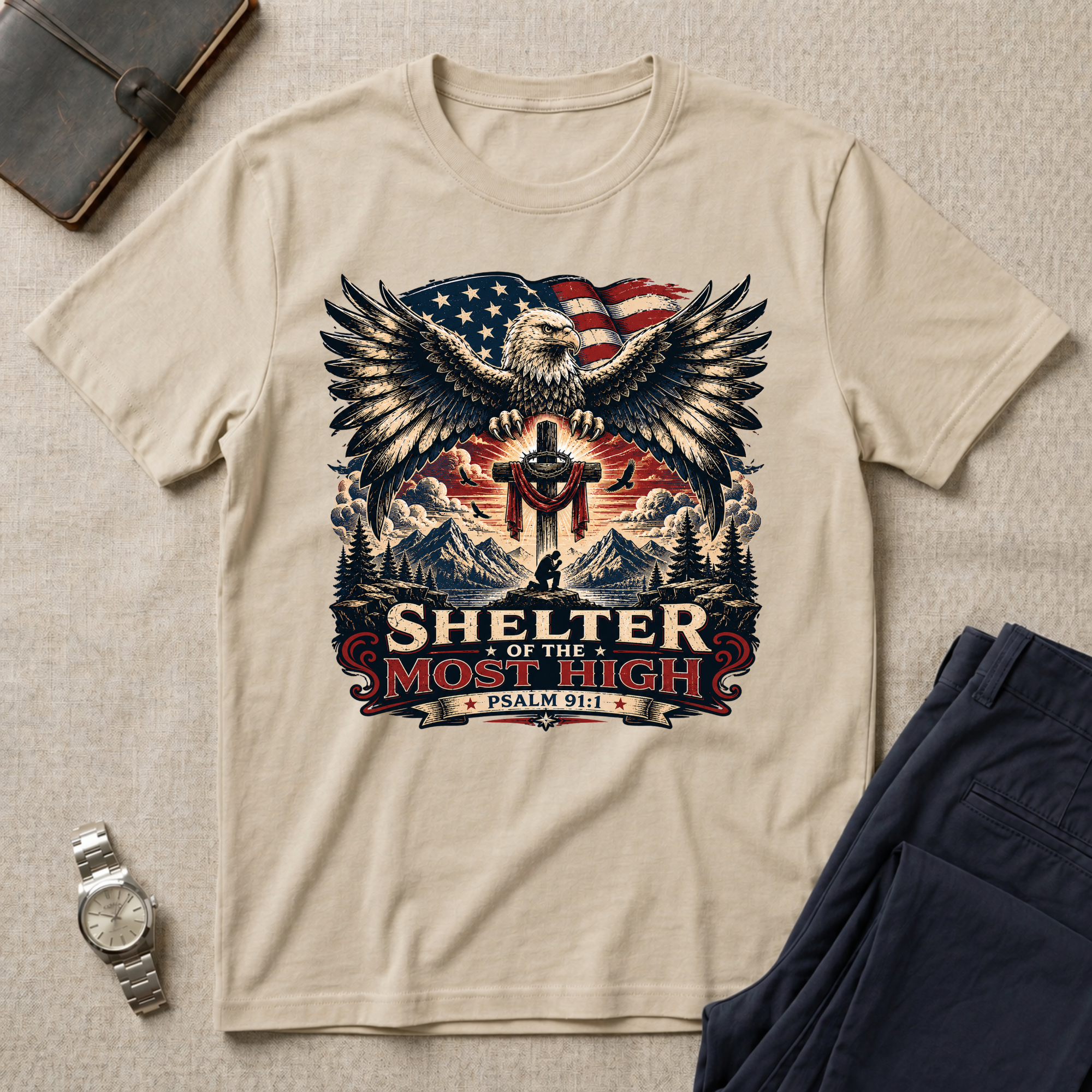 Shelter Of The Most High - Eagle Edition T-Shirt