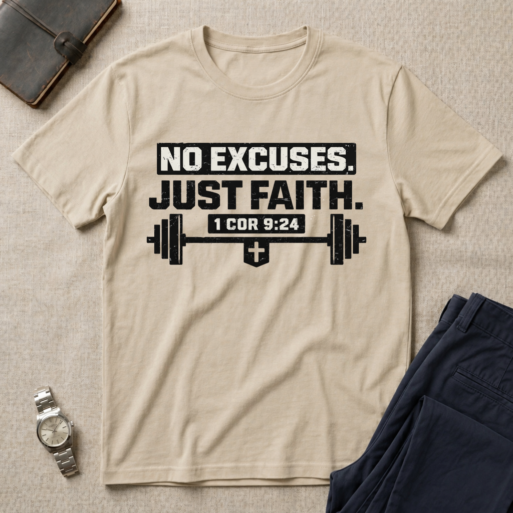 No Excuses. Just Faith. T-Shirt