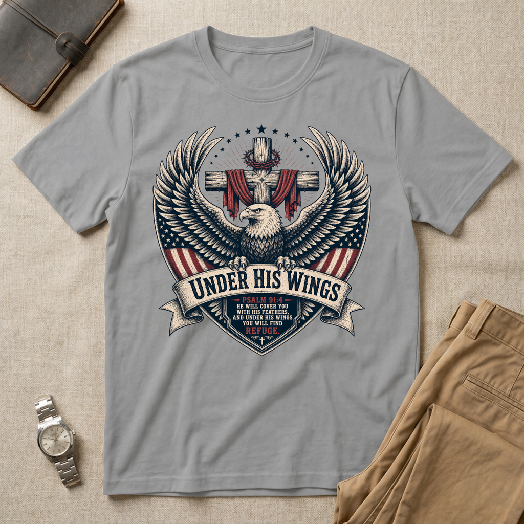 Under His Wings - Eagle Edition T-Shirt
