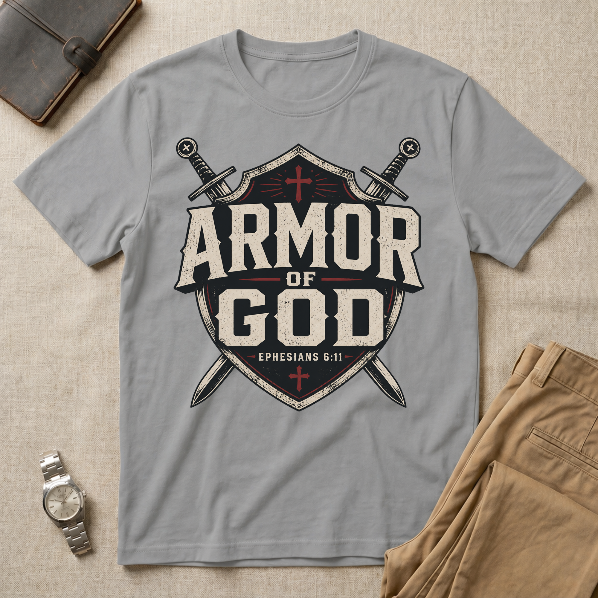 Armor Of God Shield T-Shirt
