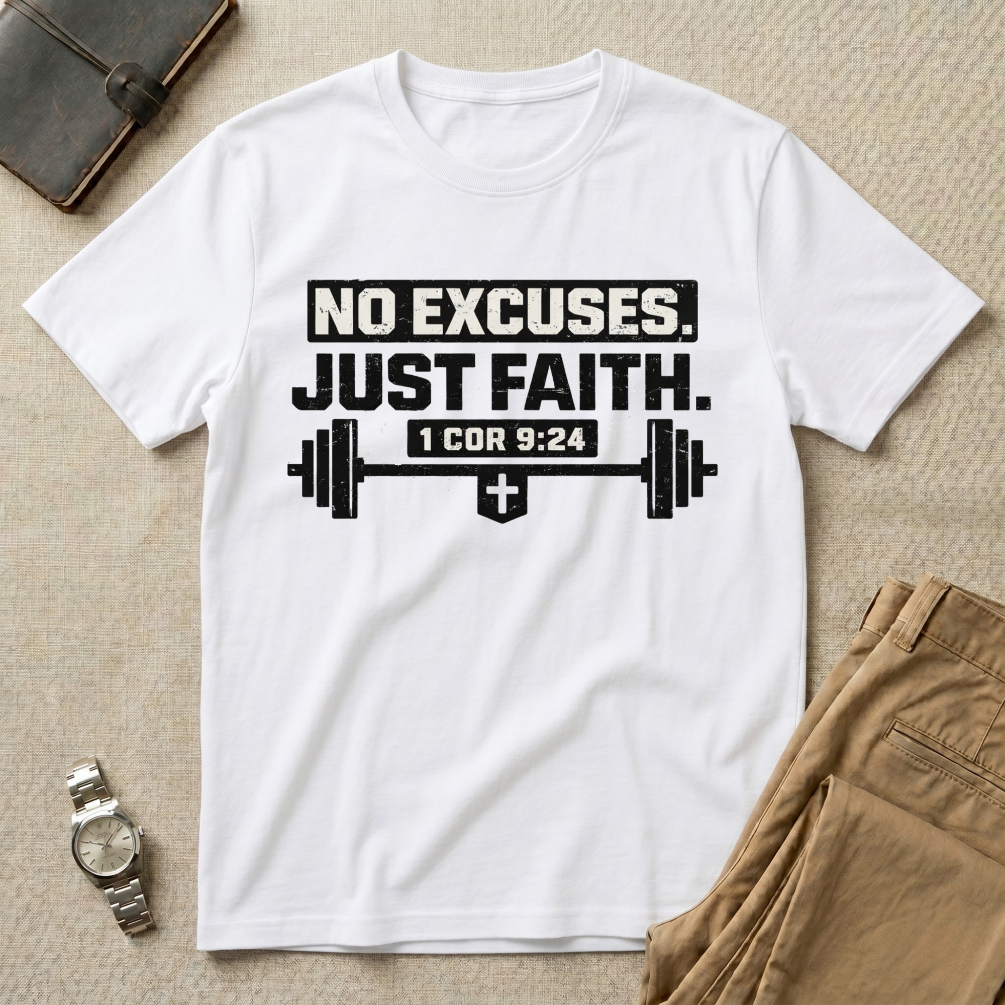 No Excuses. Just Faith. T-Shirt