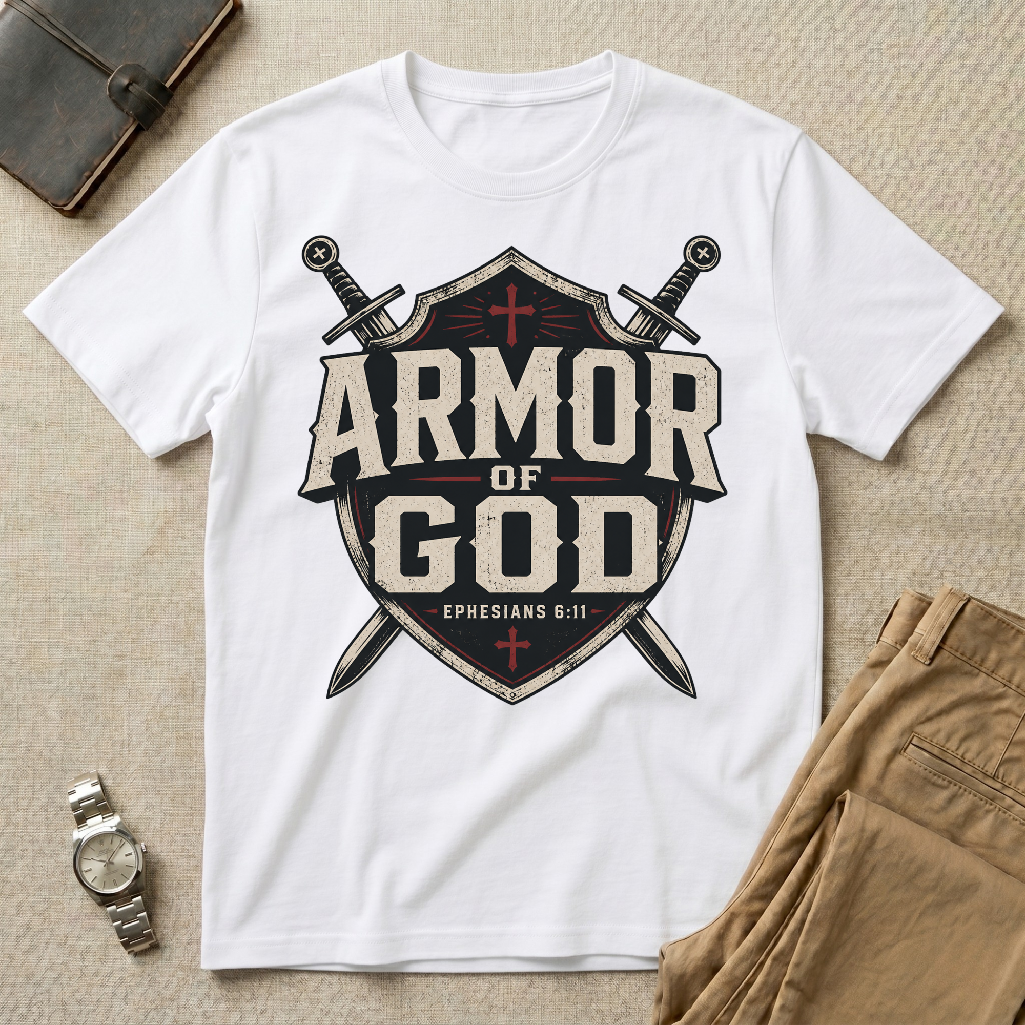 Armor Of God Shield T-Shirt