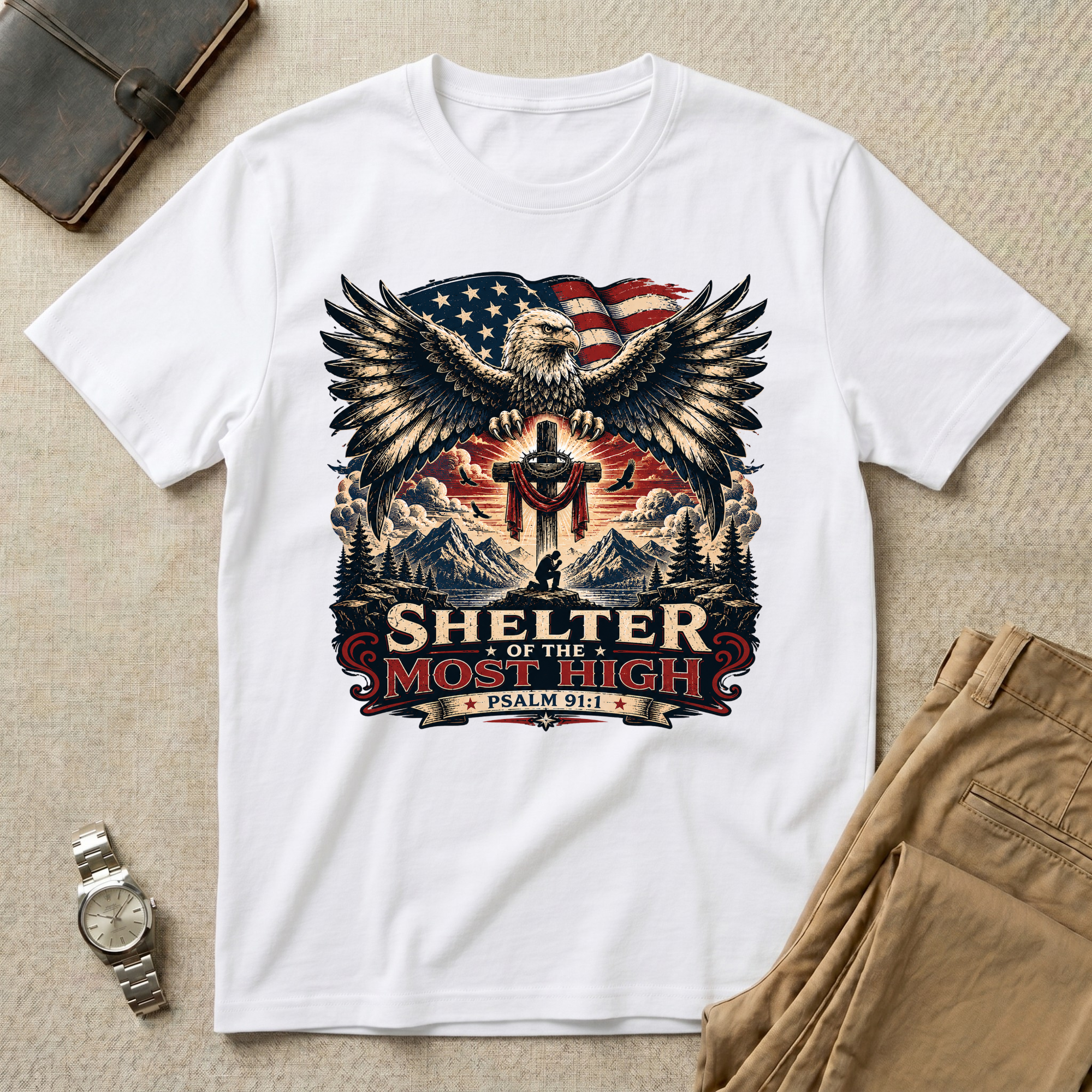 Shelter Of The Most High - Eagle Edition T-Shirt