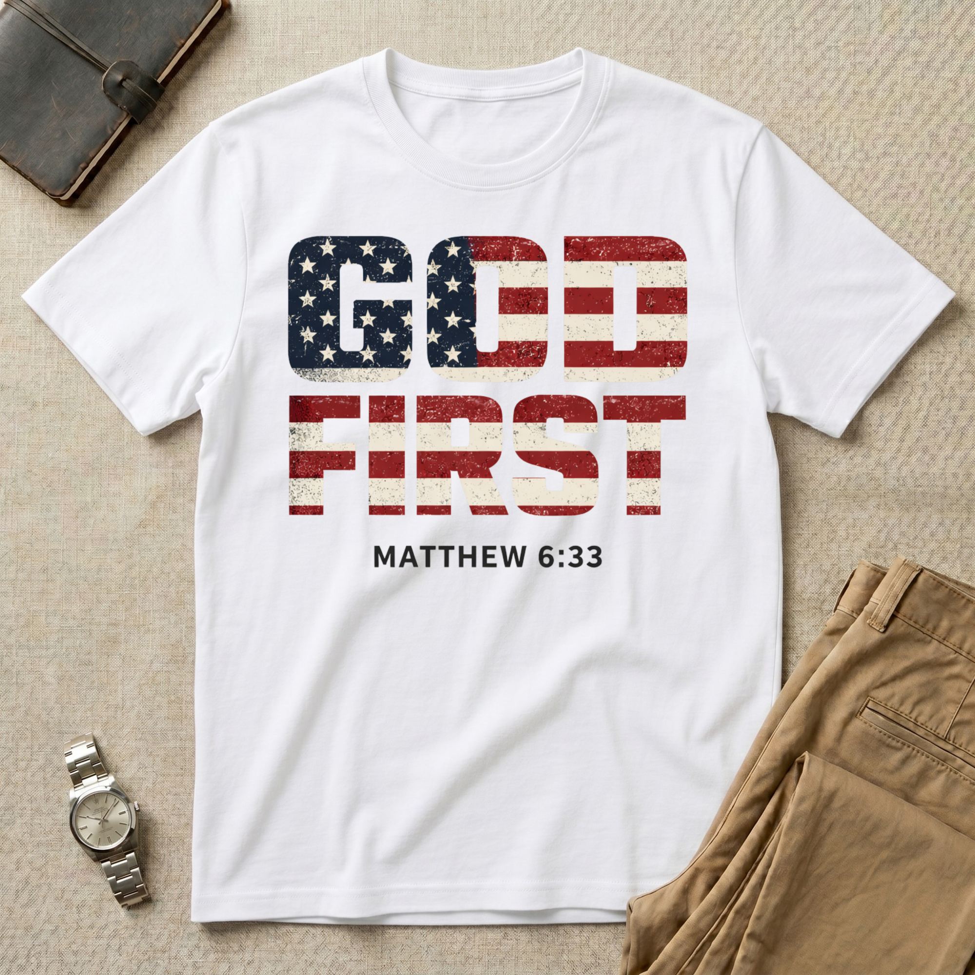 God First Flag T-Shirt