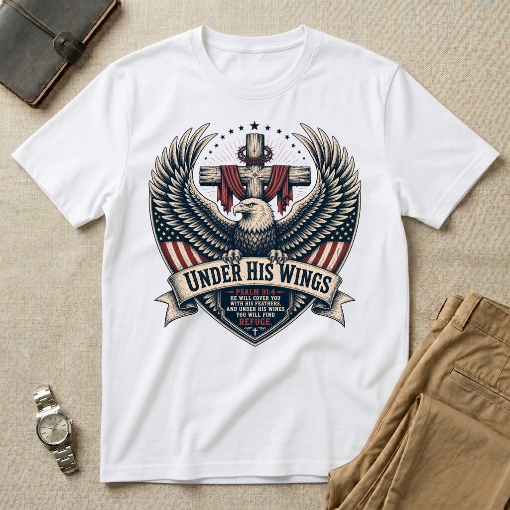 Under His Wings - Eagle Edition T-Shirt