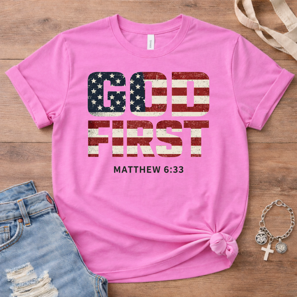 God First Flag T-Shirt