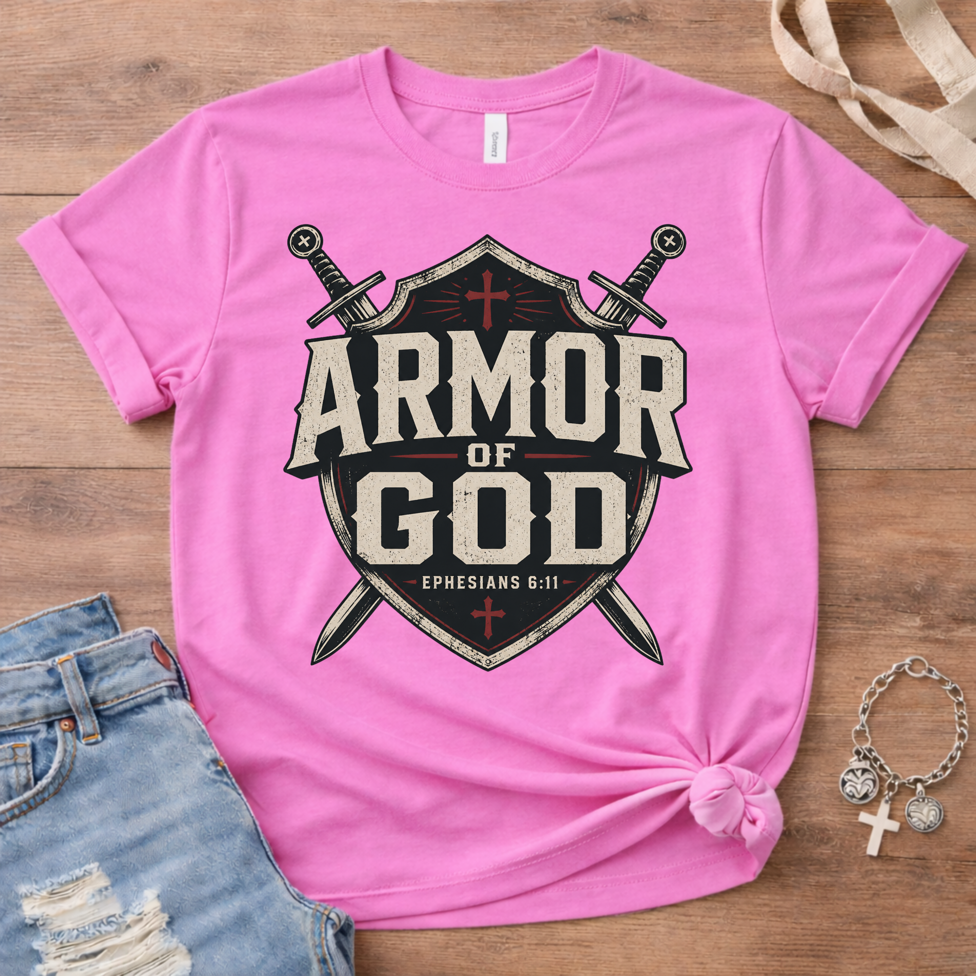 Armor Of God Shield T-Shirt