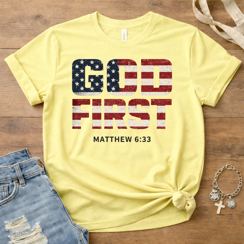 God First Flag T-Shirt