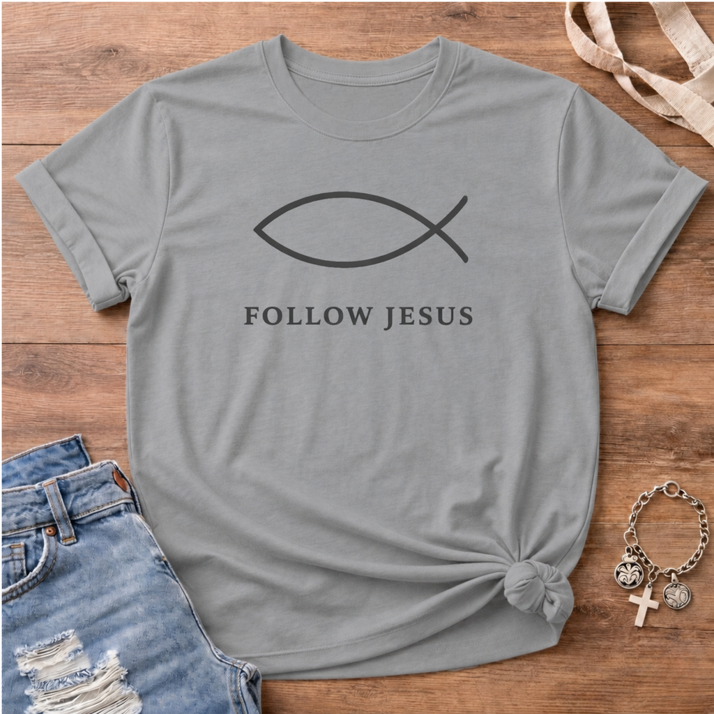 Follow Jesus Ichthys T-Shirt