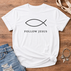 Follow Jesus Ichthys T-Shirt