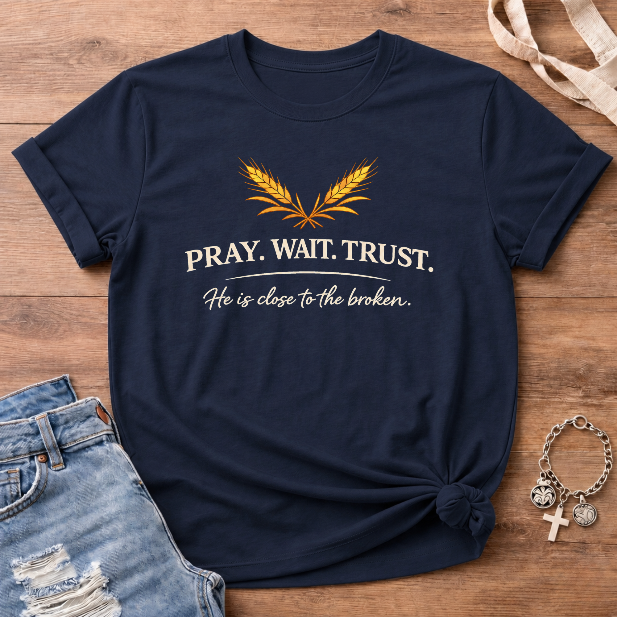 Pray.Wait.Trust. Harvest Edition T-Shirt