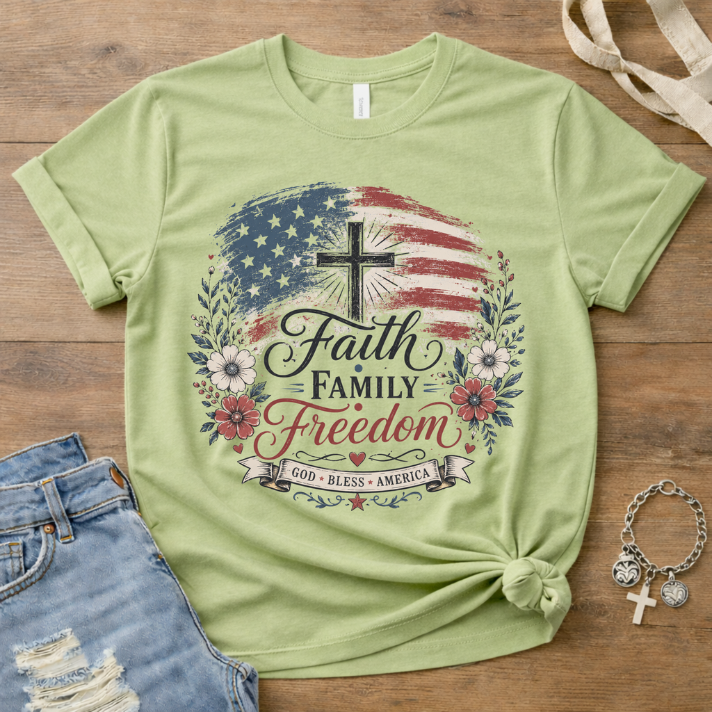 Faith Family Freedom - Cross Edition