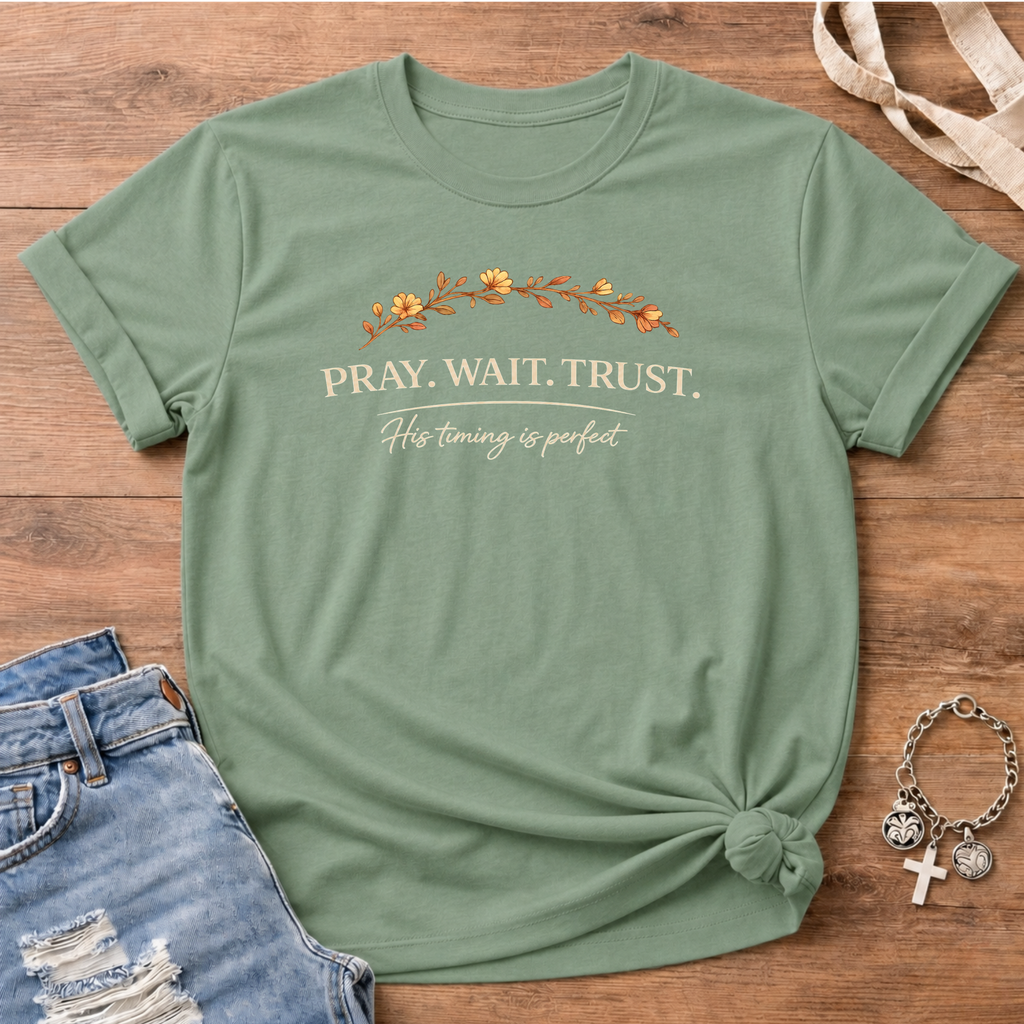 Pray.Wait.Trust. Bloom Edition