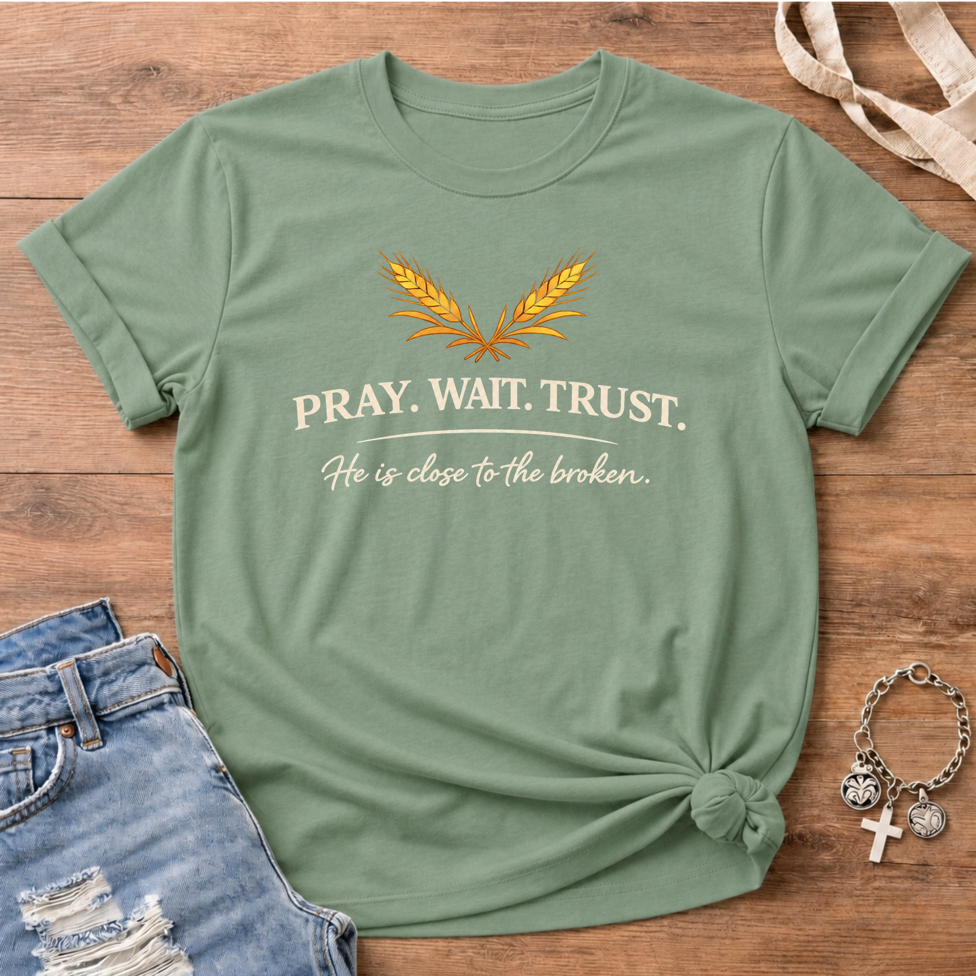 Pray.Wait.Trust. Harvest Edition T-Shirt