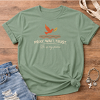 Pray.Wait.Trust. Peace Edition T-Shirt