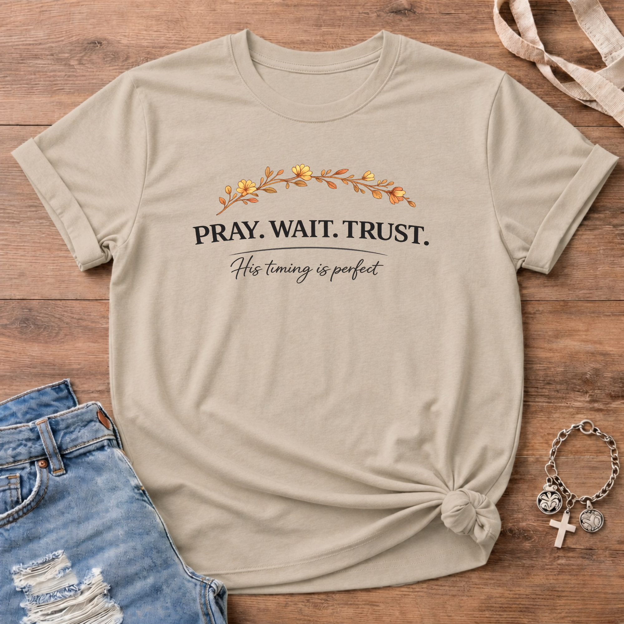 Pray.Wait.Trust. Bloom Edition