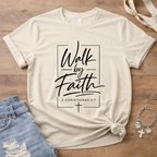 Walk By Faith 2 Cor 5:7 T-Shirt