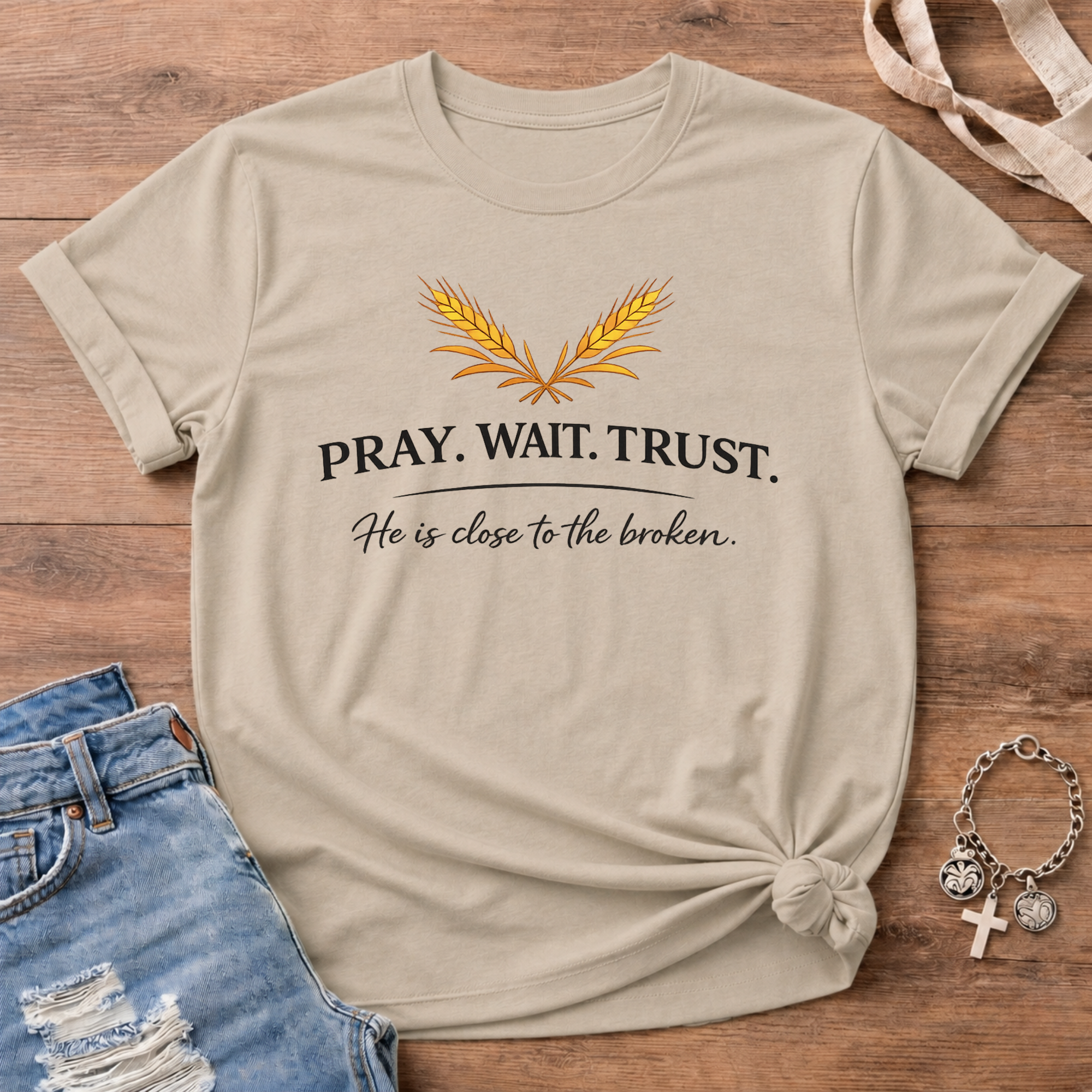 Pray.Wait.Trust. Harvest Edition T-Shirt