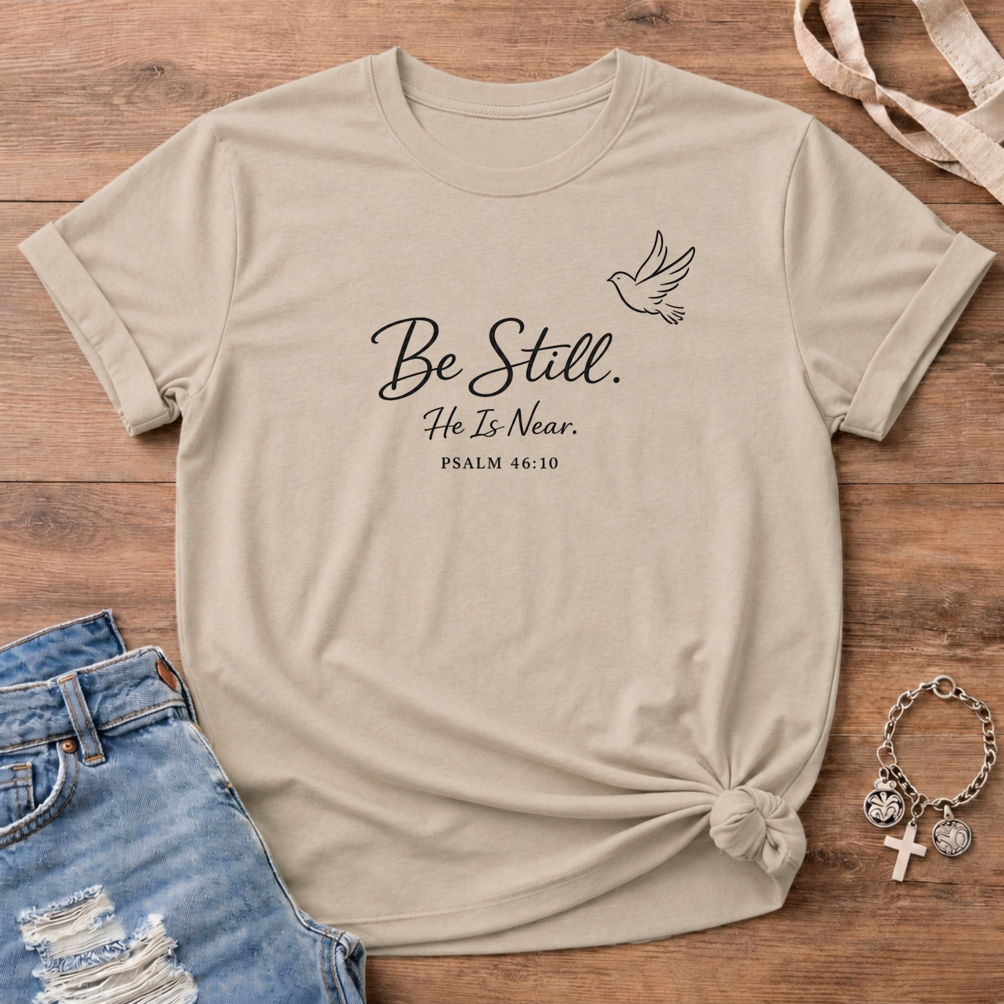 Be Still Dove Edition T Shirt