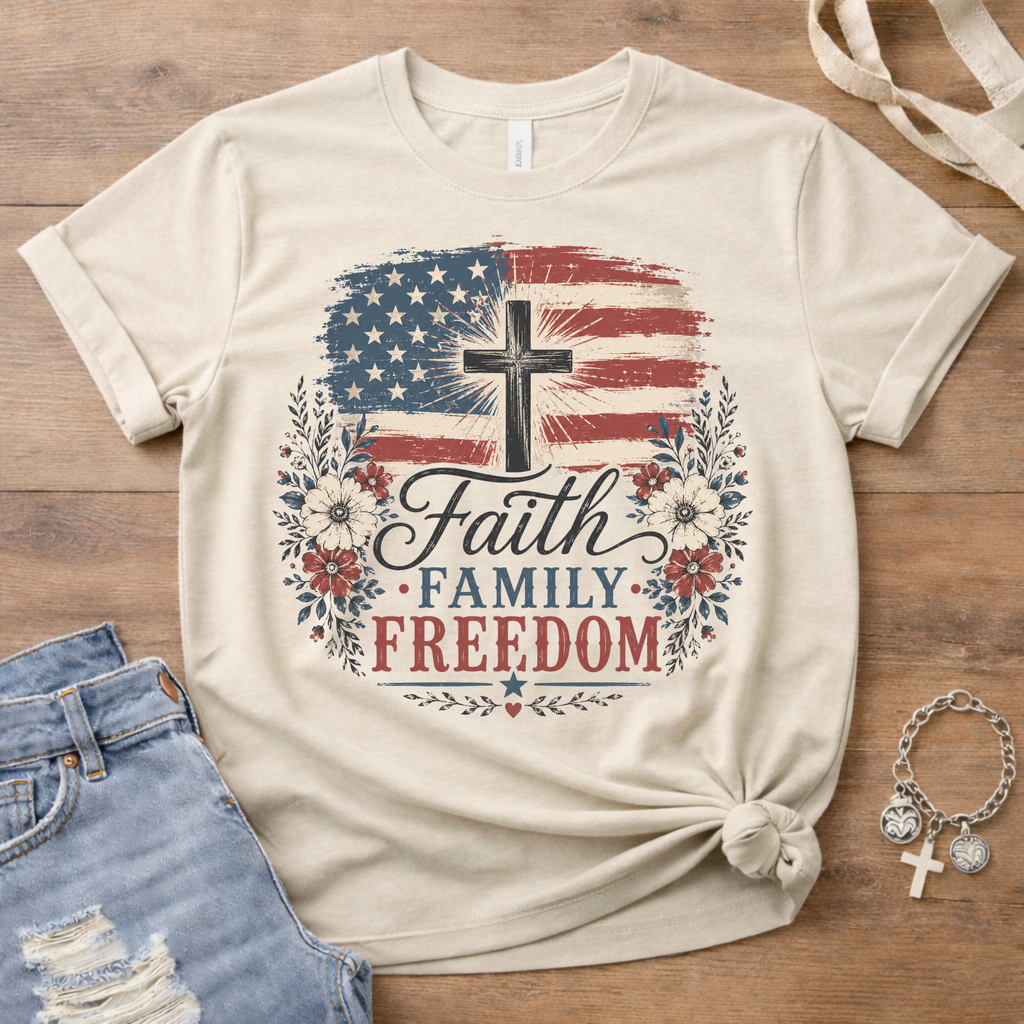 Faith Family Freedom T-Shirt