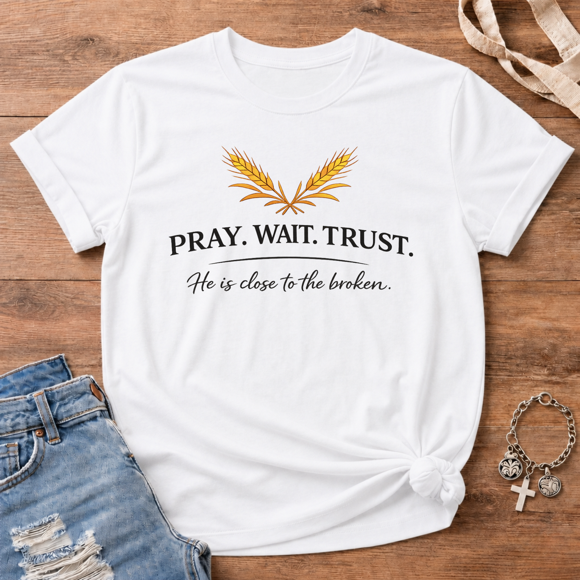 Pray.Wait.Trust. Harvest Edition T-Shirt